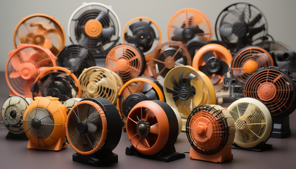 Les différents modèles de ventilateurs